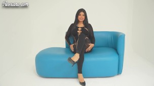 casting of my first time with a chocolate - BBC with a huge cock fucks me - porn in Spanish