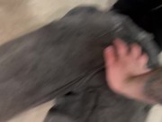 He wouldn't take my jeans off, so he tore them. fucking me 1/16