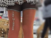 Walking around the store without panties 6/16