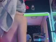 Me naked in the shower while he watches me. 1/16