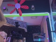 Me naked in the shower while he watches me. 12/16