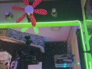 Me naked in the shower while he watches me. 15/16