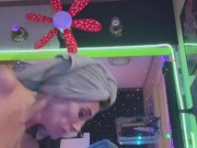 Me naked in the shower while he watches me. 2/16