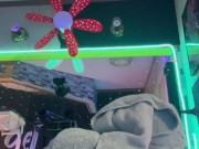 Me naked in the shower while he watches me. 4/16