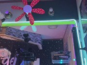 Me naked in the shower while he watches me. 5/16