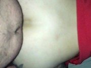Some new red lingerie to fuck my husband in