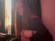 Italian Long Hair Big Tits Milf Artemisia Love Hot Solo Smoking cigarette Fetish and Dildo Play 14/16