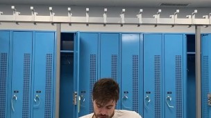 Public Gay Locker Room Wank