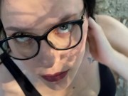 Pregnant Teen Blow Job in Nature & Deep in the throat 16/16