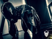 Breath Play Struggle in Latex Dog Suit (Session 15) 10/16