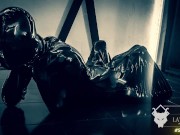 Breath Play Struggle in Latex Dog Suit (Session 15) 12/16