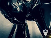 Breath Play Struggle in Latex Dog Suit (Session 15) 8/16