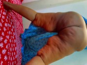 Muslim Arabian Big Ass BBW Hot Maid After Work Show her Big Ass For Get Fucked From Boss 8/16