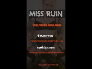 A valentine's day reach around! - stroking my straitjacket bound submissive (preview) 16/16