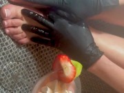 For lovely foot and food fetish 12/16