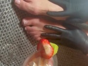 For lovely foot and food fetish 4/16