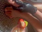 For lovely foot and food fetish 8/16