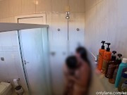 Brasileira Safada Seduz Japonês da Academia para o Chuveiro- AMWF- SexyAlbatross 11/16