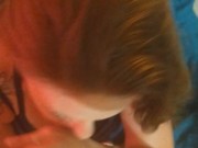 Pov hooker pulls down pants and starts licking and sucking dick enjoying the taste of cock in mouth