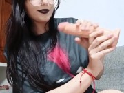 Emo / goth Girl gibt dominante wichsanleitung und erniedrigt dich 11/16