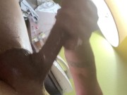 oiling up for a long edging session 12/16