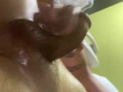 oiling up for a long edging session 4/16