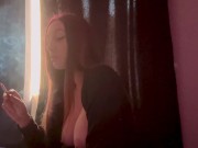 Italian Big Tits Long Hair Milf Artemisia Love Hot Solo Big boobs play Cigarette Smoking Sesh 6/16