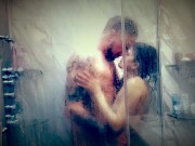 Couple Next Door Shower Sex!  Amateur Couple Homemade Porn For Women. Porn For Couples. 7/16