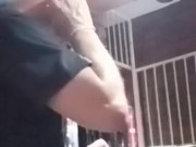 Jerking off while my friend fucks a slut 1/16