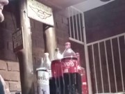 Jerking off while my friend fucks a slut 8/16