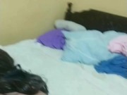 Entregando la cola para que me haga un creampie mi hijastro 1/16