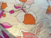 Horny hippie without panties, unloads her piss in the forest 1/16