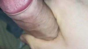 Jerking my Hairy Big Dick at Night PREVIEW