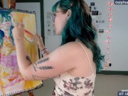 Painting another self portrait :) :) :) 11/16