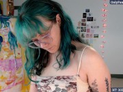 Painting another self portrait :) :) :) 12/16