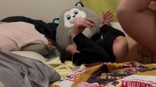 Step sis woken by her new alarm cock