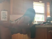 Cheating cum slut cooks up a kitchen cream pie