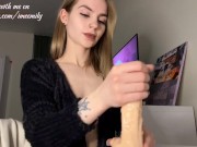 We need more lubrication to make your dick slide faster in my hands 14/16