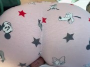 I Made to Cum My Shy Stepbrother Grinding on His Dick