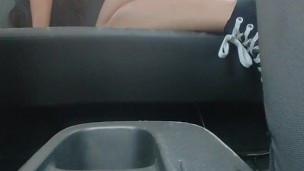 I masturbate my pussy in my husband's car.