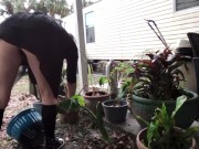 another non-nude upload me and Roxy spring cleaning 12/16