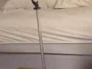 Hotwife PAWG MILF riding Jae and getting a creampie in an orgy 15/16