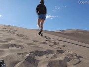 Tits out in Desert… Nude Travel Vlog!! w Masturbating 10/16