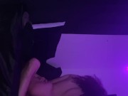 light skin shows off riding skills 3/16