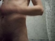 Beautiful body. Shower. Movements 2/16