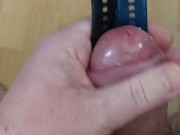 Cuming on Girlfriend's Fitbit Watch Bands (Wristwatch fetish) 4/16
