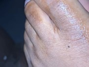 Edging me with toes I wanted to cum so bad 16/16