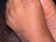Edging me with toes I wanted to cum so bad 6/16