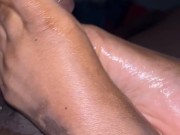 Edging me with toes I wanted to cum so bad 7/16