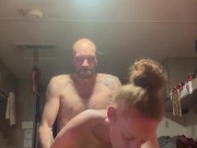 Pounding my sexy wife from behind 10/16